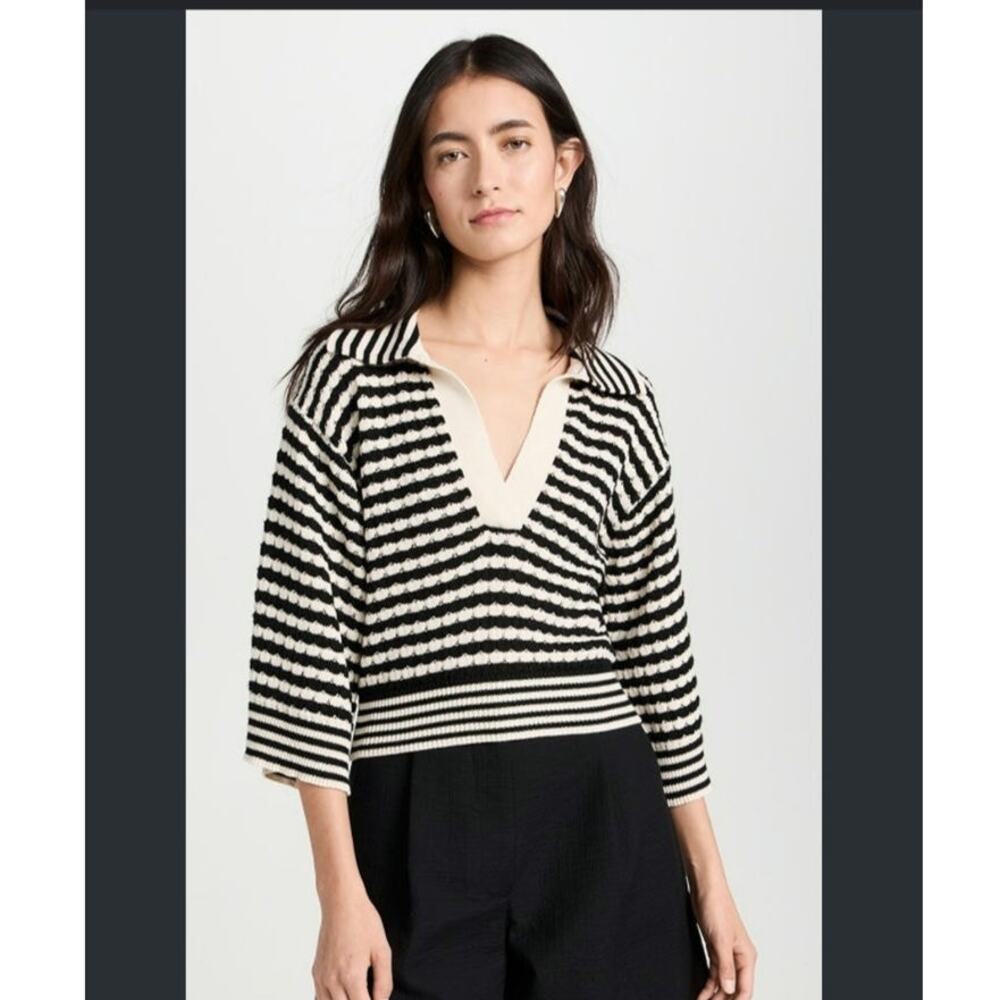 Ramy Brook Azaria Striped Sweater Size: L